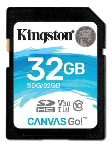 Tarjeta de memoria Kingston SDG  Canvas Go! 32GB