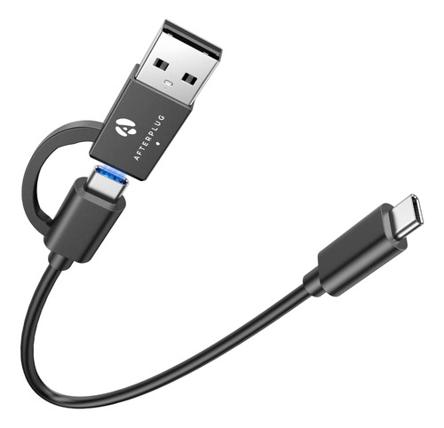 Cable Usb C A Usb C/a (2 En 1), 1 Pie, Afterplug Superspeed