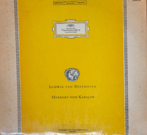 Vinilo Beethoven 9 Sinfonía Karajam (Usado)