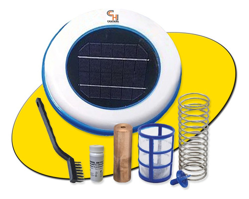 Ionizador Solar Para Piscina Pileta Anti Bacterias