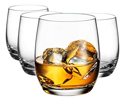 Godinger Double Old Fashioned Whiskey Glasses, Rocks Glass, 