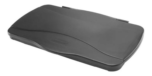 Tapa Slim Jim De Reciclaje C/bisagra Rubbermaid Color Negro