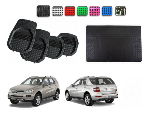 Tapetes 4pz Color 3d + Cajuela Mercedes Ml500 2006 - 2011