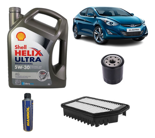 Kit Mantencion Para Hyundai Elantra 1.6 1.8 2011 - 2015 5w30