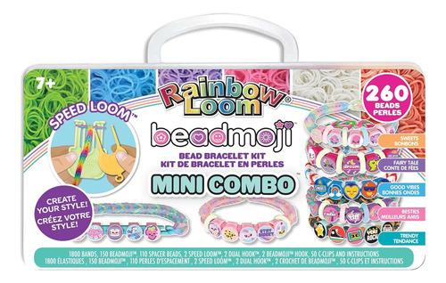 : Mini Combo Beadmoji  Kit De Pulsera De Goma Y Abal...