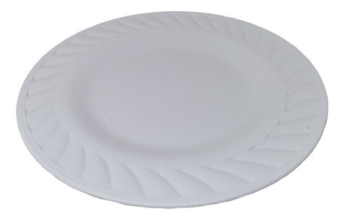 100 Plato Pastelero De Platico Capacidad 125ml Postres Color Blanco