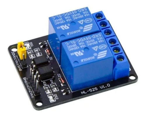 Modulo Rele 2 Canales - Rele Para Arduino Con Optocoplador