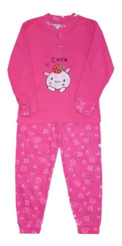 Pijama Niña Polar Talla 4 A 10