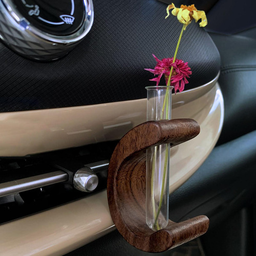 Arranjo De Flores De Clipe De Ventilação Do Marrom Escuro