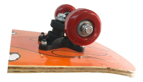 Imagen 8 de 9 de Skate Patineta Doble Dibujo Infantil 65cm X 22cm Violeta