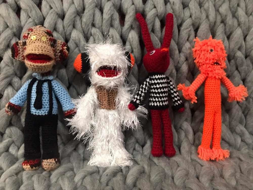 31 Minutos Personajes Crochet 20-25cm