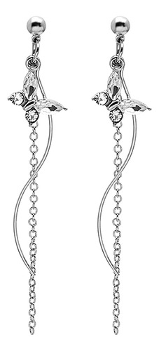 Pendientes De Diamantes Y Perlas A La Moda Para Mujer, Caden