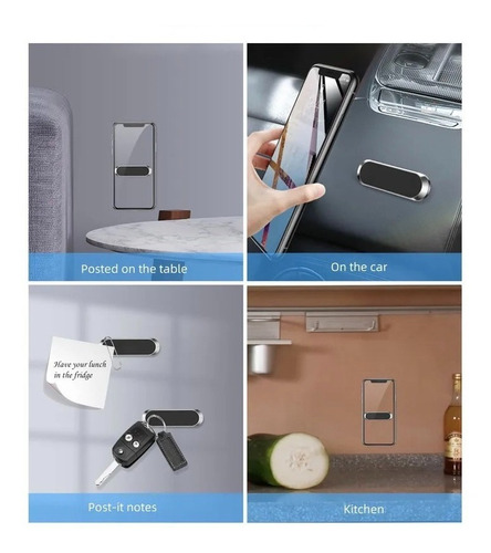 Imagen 6 de 9 de Soporte Magnético De Celular Para Auto Con Imán En Clicshop