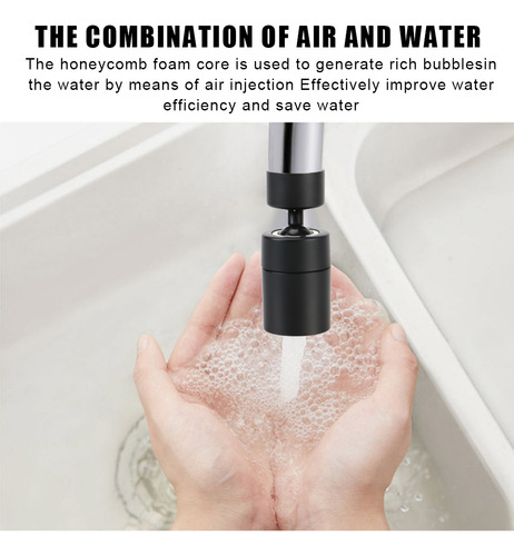 360° Rotatable Swivel Faucet Aerator Water Saving New