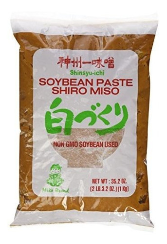 Shiro Miso Paste No Gmo Sin Msg Agregado Miko Brand 35.2oz