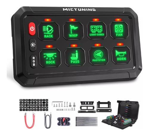 Botonera Universal Inalambrica Mictuning P1 8 Botones