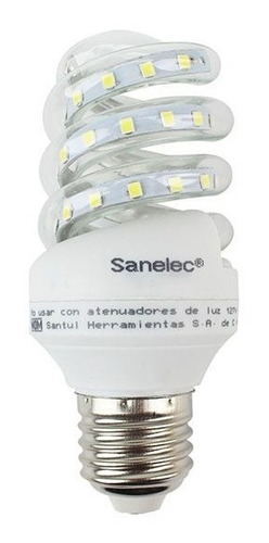 Foco Led 9w Espiral Ahorrador Luz Blanca Super Brillo 