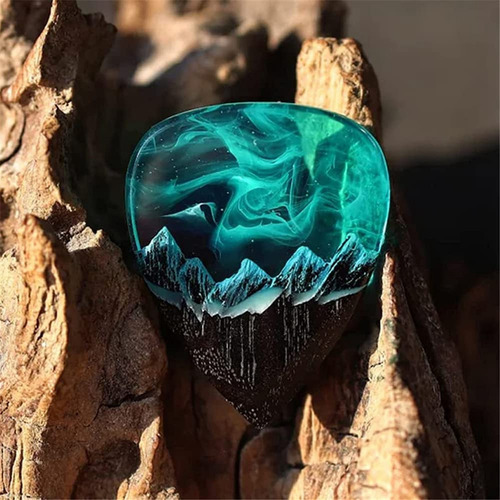 Púa De Guitarra Guitar Touch Luminous Pick De Resina Epoxi N