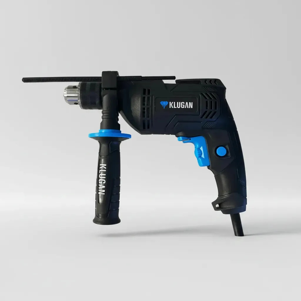 Taladro Percutor Eléctrico Klugan Tap710 Mandril 13mm 710w