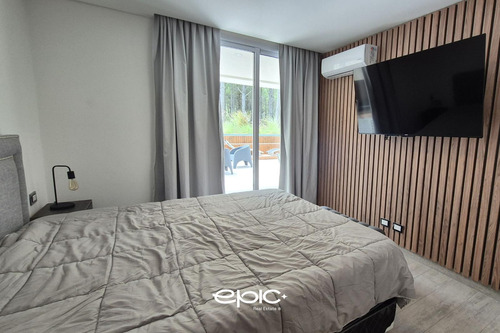 Departamento En Venta De 3 Ambientes Con Parrilla Y Piscina En Pinamar Norte