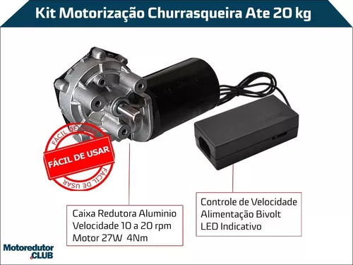 Motor de 20 kg para Churrasqueira - Acessórios