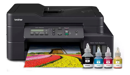 Impresora A Color Multifunción Brother Dcp-t820dw Con Wifi 