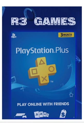 Playstation Plus 3 Meses Suscripción Tarjeta Psn Online Usa