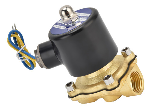 Válvula Solenoide Normalmente Cerrada 2w16015 G1/2 En Latón