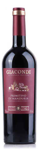 Vinho Giacondi Primitivo Di Manduria 750 Ml