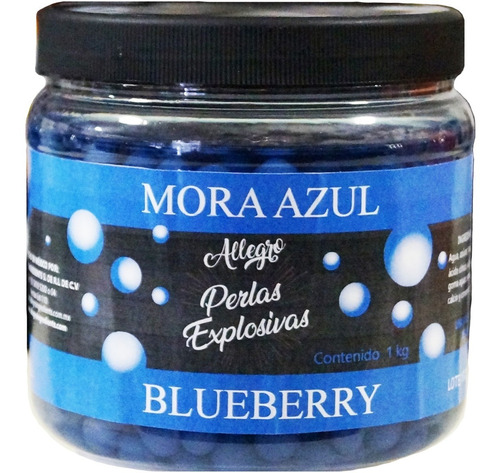 Perlas Explosivas Y Jarabe Saborizante Mora Azul