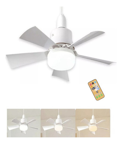 Para Luz De Ventilador Desmontable Con Control Remoto Moda