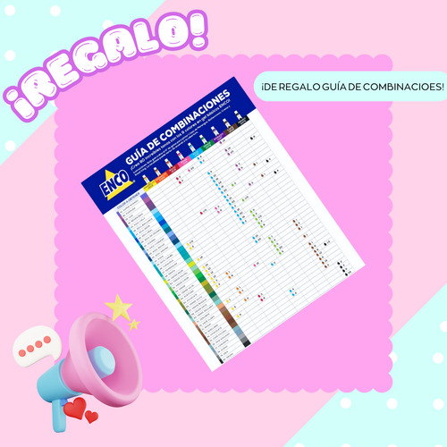 Colorante Neón En Gel Enco Comestible Kit 6 Colores
