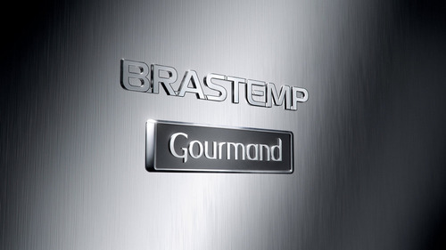 Geladeira Brastemp Gourmand Frost Free Side Inverse 3 Portas Cor Aço inoxidável