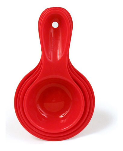 Taza Medidora Para Cocina 1 Ea Color Rojo