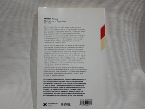 Imagen 3 de 6 de Historia De La Argentina 1955-2010 Marcos Novaro Siglo Xxi