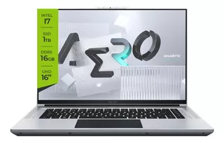 Notebook Gigabyte Aero 16 16' I712700h 16gb Ram 1tb Ssd W10p