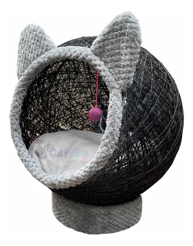 Cama Nido Rascador Para Gatos En Fibra De Fique De Color Env o