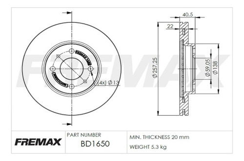 Par Disco De Freio Compatível Com Fiat 05154237aa