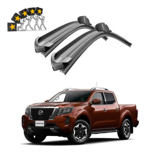 Plumas Limpiaparabrisas Flexibles Nissan Frontier 2021 2022