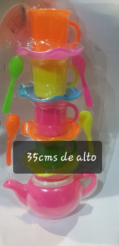 Juegos De Tasitas  35 Cms De Alto