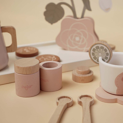 Juego De Té Pretend Play, Juguete De Aspecto Delicado Y Fino