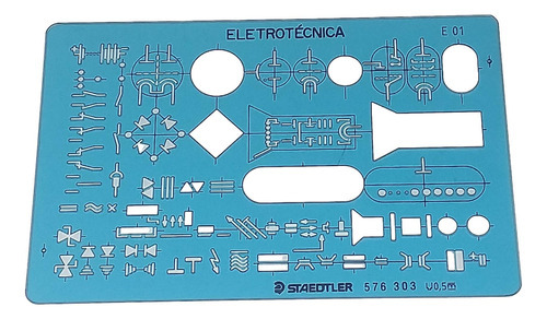 Gabarito Staedtler Sanitários S01 Trident