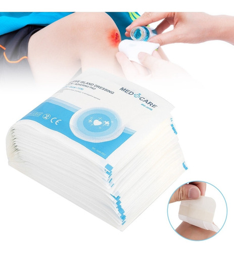 50 Parches Impermeables Transpirables Para Heridas.