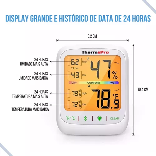 Termometro Digital Casa Ambiente Tp359