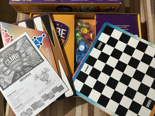 Jogo Clube Grow + Jogo Rápido + Com Que Letra? (Usado)
