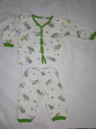 Pijama De Bebé Dos Piezas Varón 18 Meses Abrigado