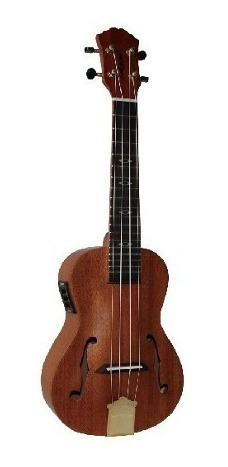 Ukelele Electroacustico Parquer Soprano Madera Funda Cuota