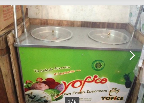 Máquina De Sorvetes Na Chapa