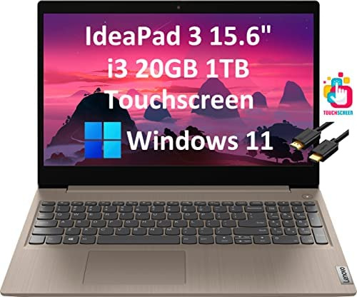 Laptop Lenovo Ideapad 3 15.6 Hd Touchscreen Intel 11th Gen