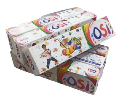 Tempera Escolar Osi Caja 6 Colores ( Pack X 9 Cajas)